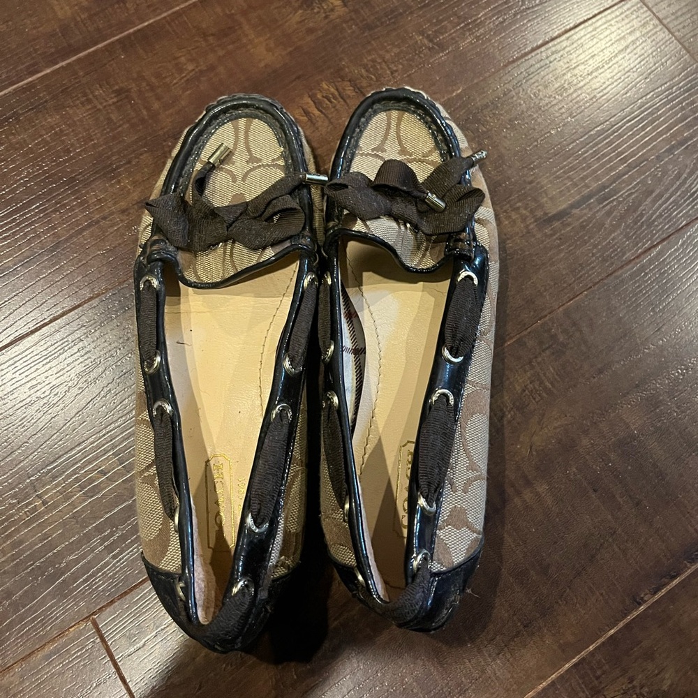 Brown Coach Loafers